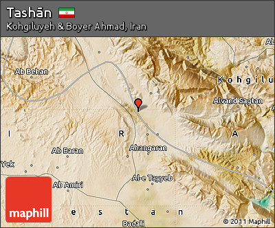 Satellite Map of Tashān