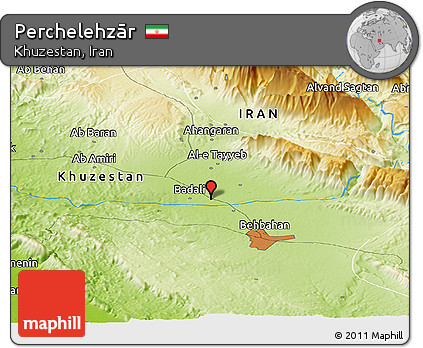 Physical Panoramic Map of Perchelehzār