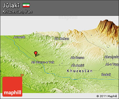 Physical Panoramic Map of Jūlakī