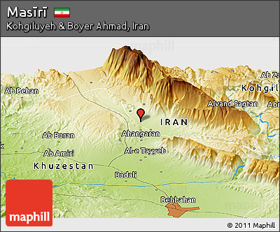 Physical Panoramic Map of Masīrī