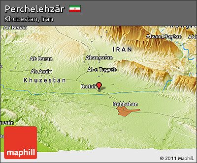 Physical Panoramic Map of Perchelehzār