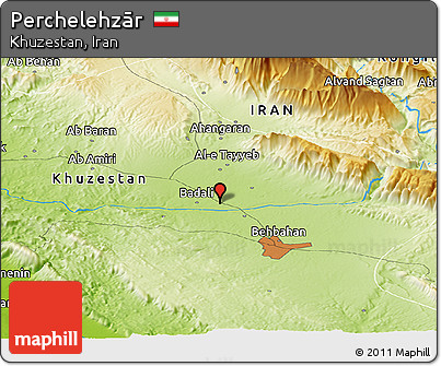 Physical Panoramic Map of Perchelehzār