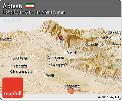 Satellite Panoramic Map of Āblesh
