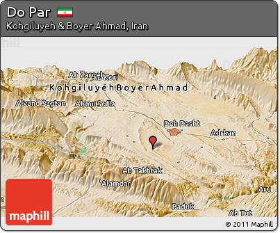 Satellite Panoramic Map of Do Par