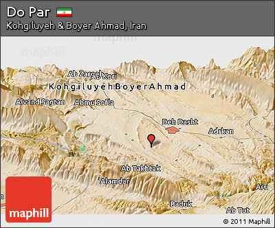Satellite Panoramic Map of Do Par