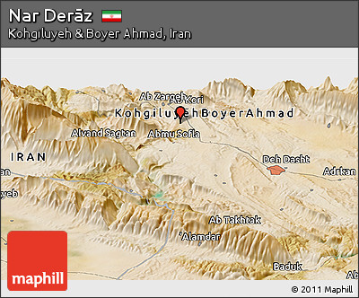 Satellite Panoramic Map of Nar Derāz