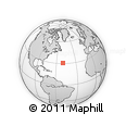 Outline Map of the Area around 30° 42' 29" N, 50° 4' 30" W, rectangular outline