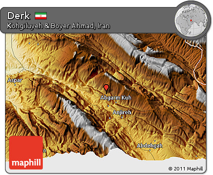Physical 3D Map of Derk