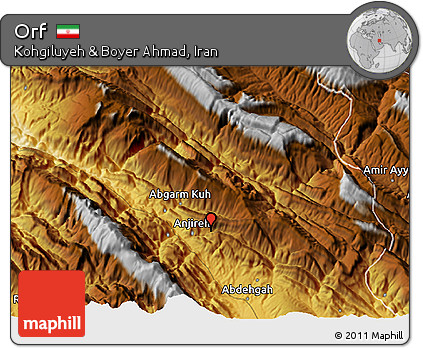Physical 3D Map of Orf