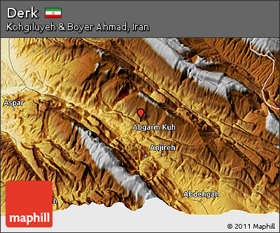 Physical 3D Map of Derk