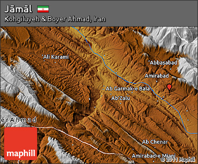 Physical 3D Map of Jāmāl