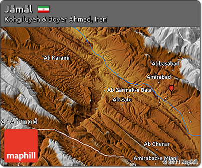 Physical 3D Map of Jāmāl