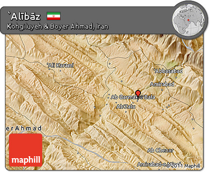 Satellite 3D Map of `Alībāz