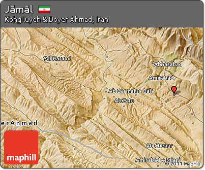 Satellite 3D Map of Jāmāl