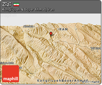 Satellite 3D Map of Zīzī