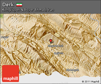 Satellite 3D Map of Derk