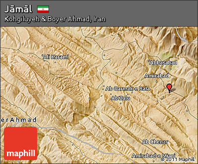 Satellite 3D Map of Jāmāl
