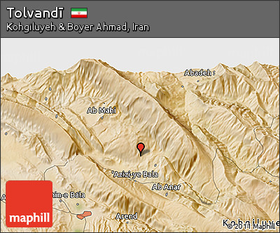 Satellite 3D Map of Tolvandī