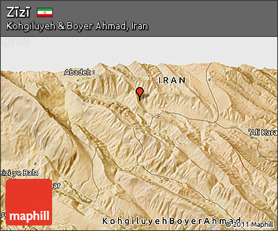 Satellite 3D Map of Zīzī