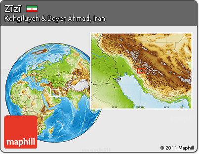 Physical Location Map of Zīzī