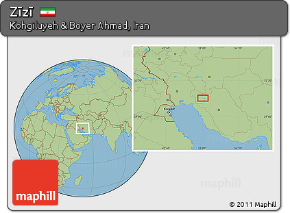 Savanna Style Location Map of Zīzī