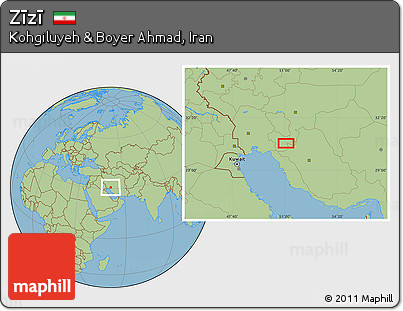 Savanna Style Location Map of Zīzī