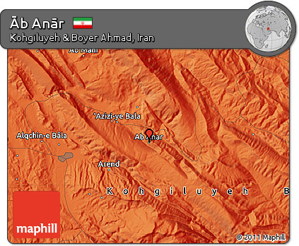 Political Map of Āb Anār