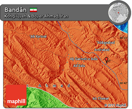 Political Map of Bandān