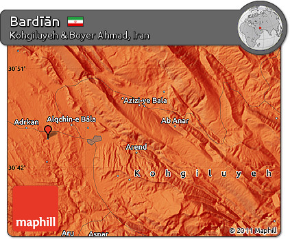 Political Map of Bardīān