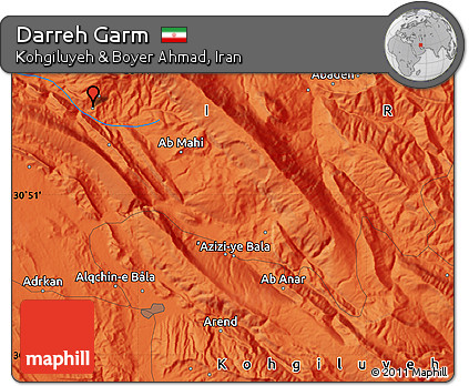 Political Map of Darreh Garm