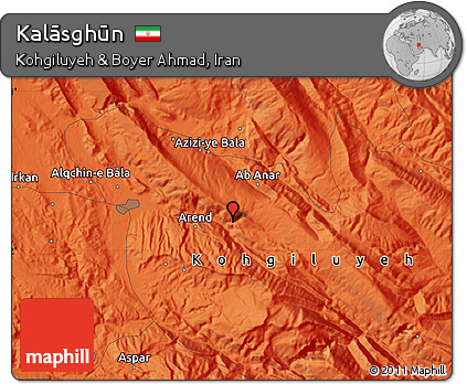 Political Map of Kalāsghūn