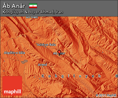 Political Map of Āb Anār