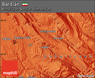 Political Map of Bardīān