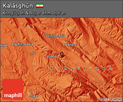Political Map of Kalāsghūn