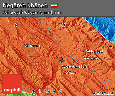 Political Map of Neqāreh Khāneh
