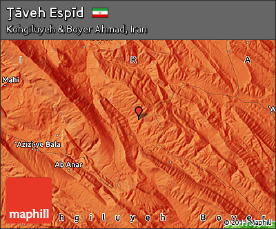 Political Map of Ţāveh Espīd