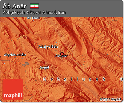Political Map of Āb Anār