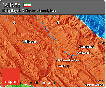 Political Map of `Alībāz