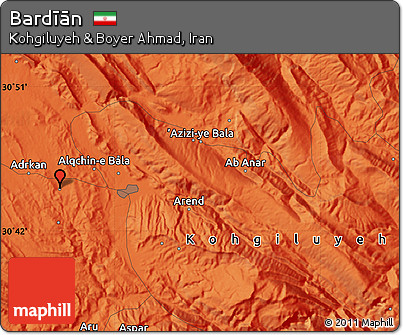 Political Map of Bardīān