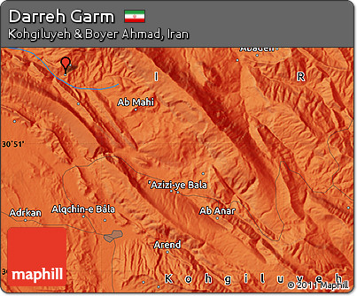 Political Map of Darreh Garm