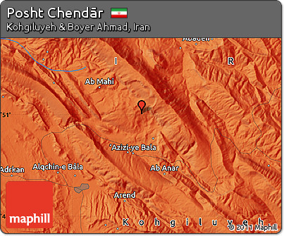 Political Map of Posht Chendār