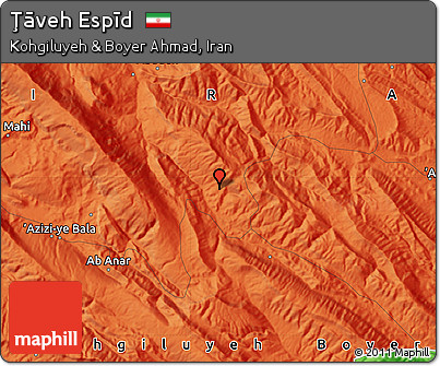 Political Map of Ţāveh Espīd