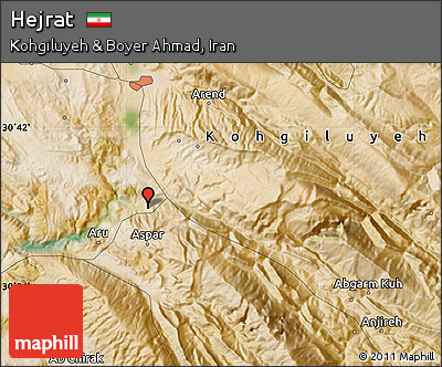 Satellite Map of Hejrat