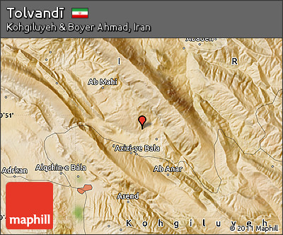 Satellite Map of Tolvandī
