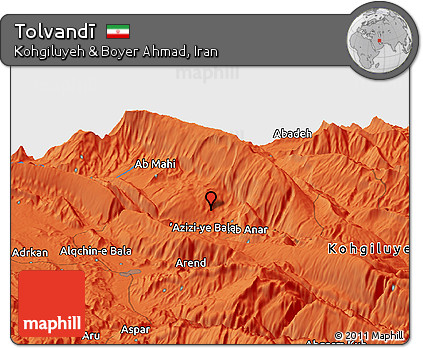 Political Panoramic Map of Tolvandī