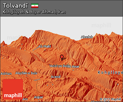 Political Panoramic Map of Tolvandī