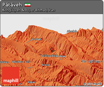 Political Panoramic Map of Pātāveh