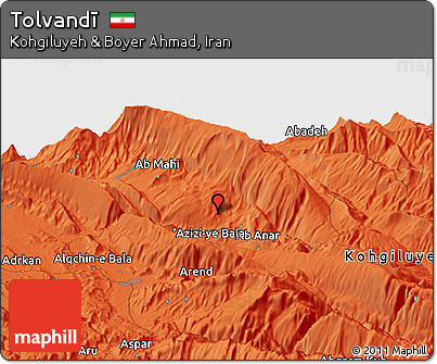 Political Panoramic Map of Tolvandī