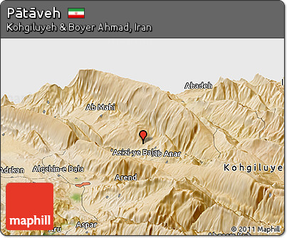 Satellite Panoramic Map of Pātāveh