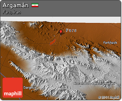 Physical 3D Map of Argamān